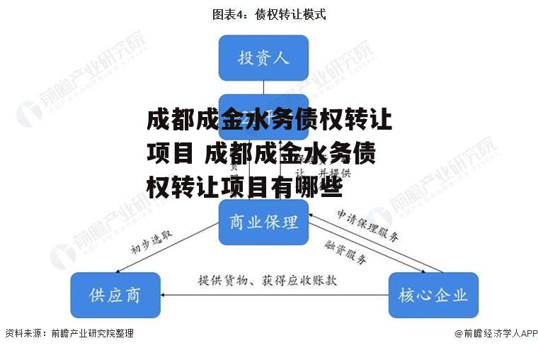 成都成金水务债权转让项目 成都成金水务债权转让项目有哪些