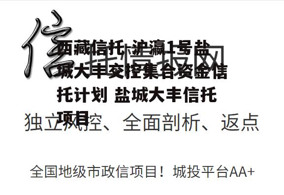 西藏信托-沪瀛1号盐城大丰交控集合资金信托计划 盐城大丰信托项目