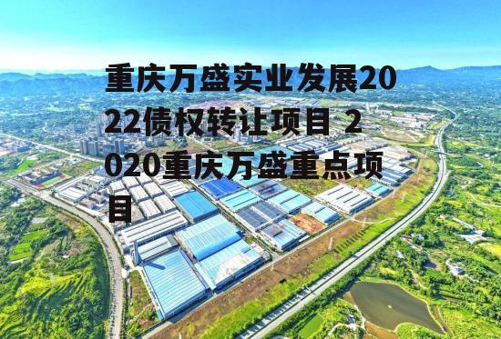 重庆万盛实业发展2022债权转让项目 2020重庆万盛重点项目