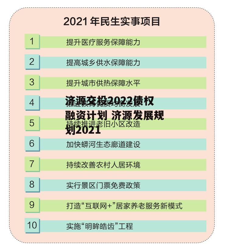 济源交投2022债权融资计划 济源发展规划2021