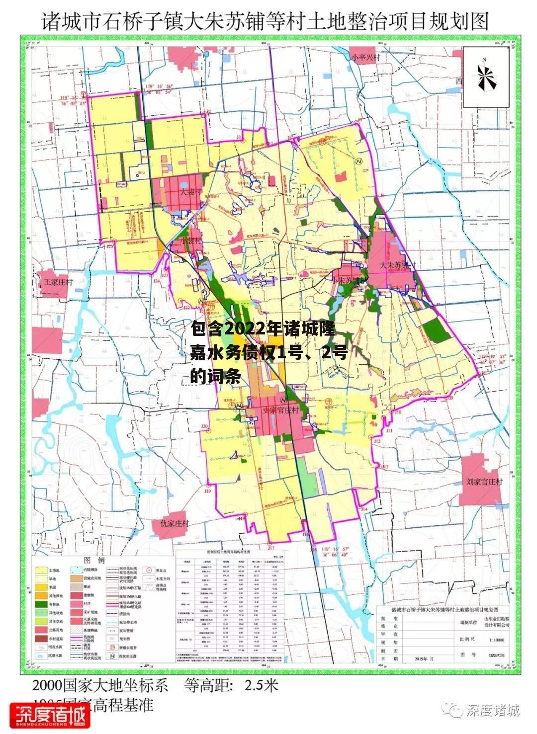 包含2022年诸城隆嘉水务债权1号、2号的词条