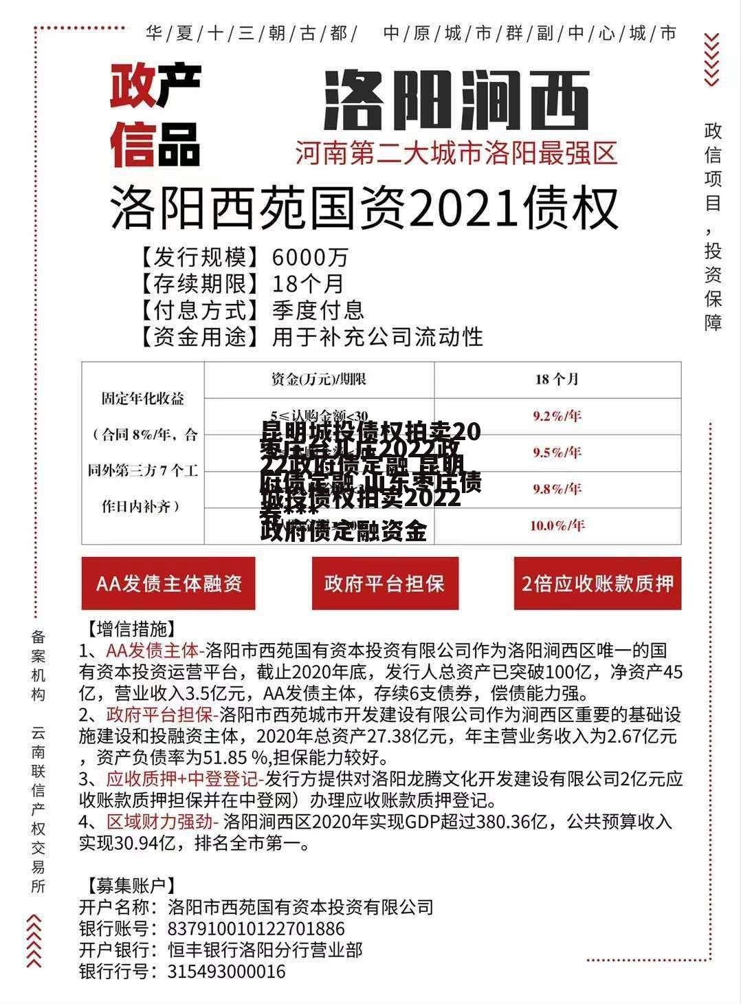 枣庄台儿庄2022政府债定融 山东枣庄债券违约