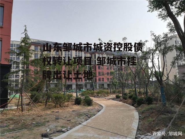 山东邹城市城资控股债权转让项目 邹城市挂牌出让土地