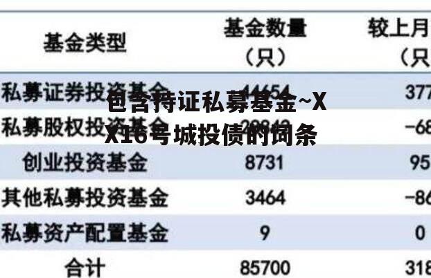 包含持证私募基金~XX16号城投债的词条