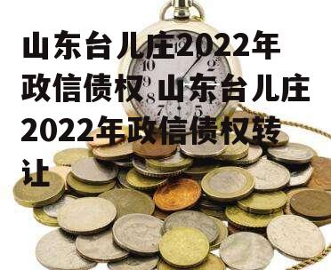 山东台儿庄2022年政信债权 山东台儿庄2022年政信债权转让