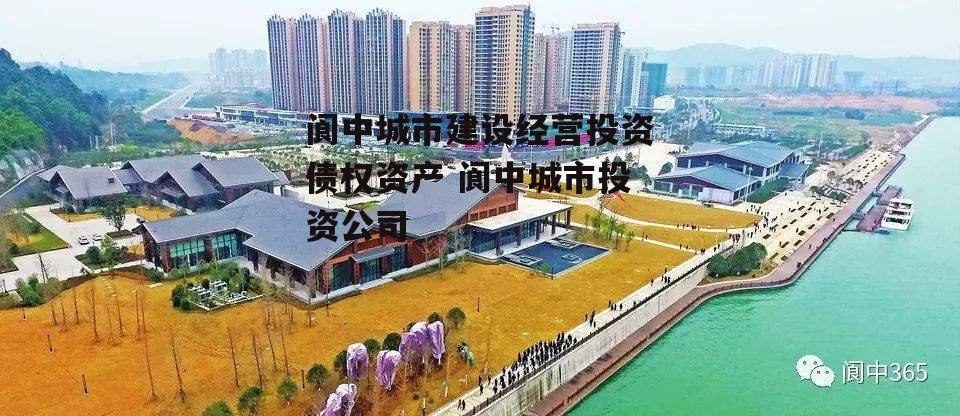 阆中城市建设经营投资债权资产 阆中城市投资公司