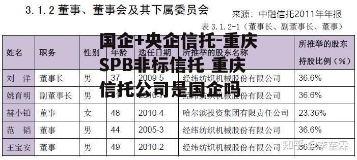 国企+央企信托-重庆SPB非标信托 重庆信托公司是国企吗