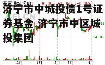 济宁市中城投债1号证券基金 济宁市中区城投集团