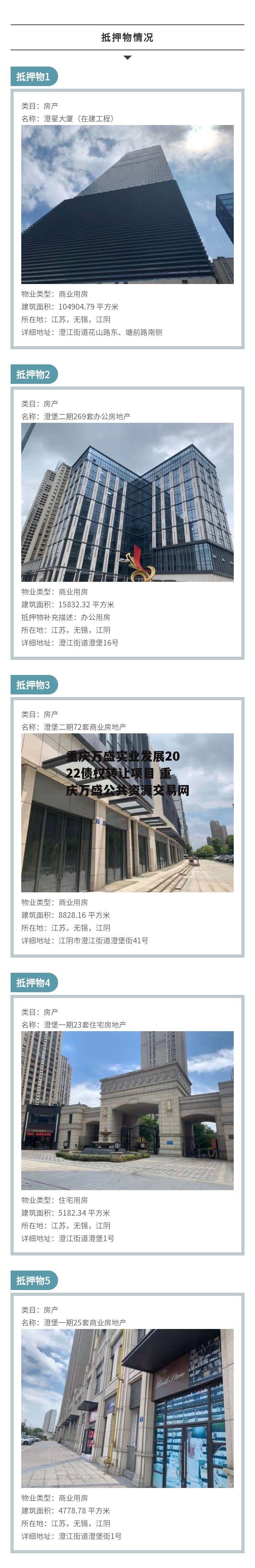 重庆万盛实业发展2022债权转让项目 重庆万盛公共资源交易网