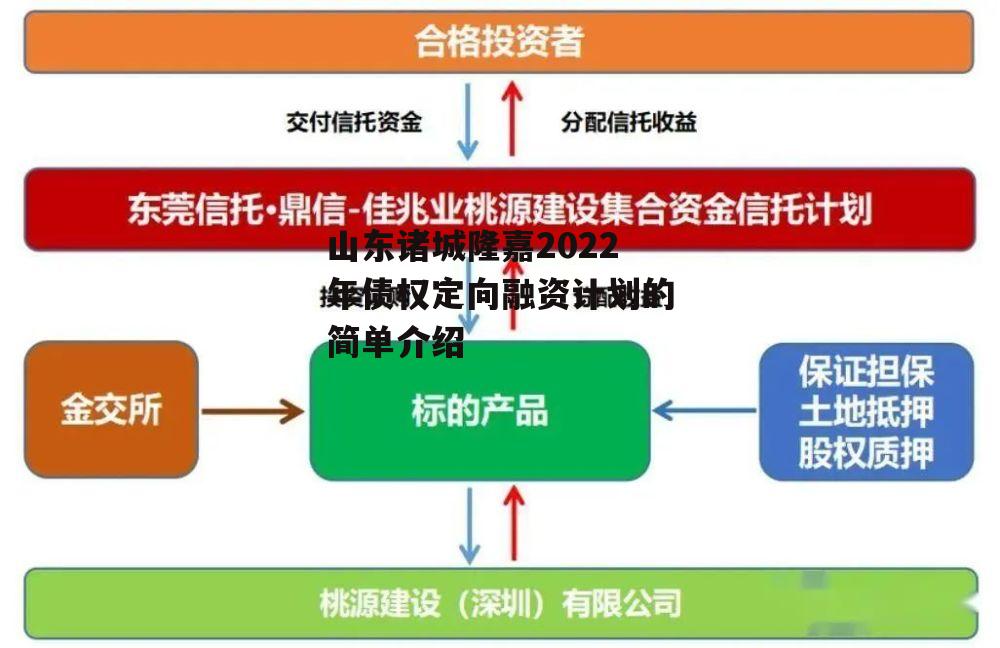 山东诸城隆嘉2022年债权定向融资计划的简单介绍