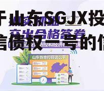 关于山东SGJX投控政信债权一号的信息