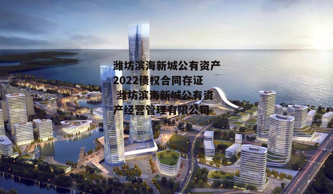 潍坊滨海新城公有资产2022债权合同存证 潍坊滨海新城公有资产经营管理有限公司