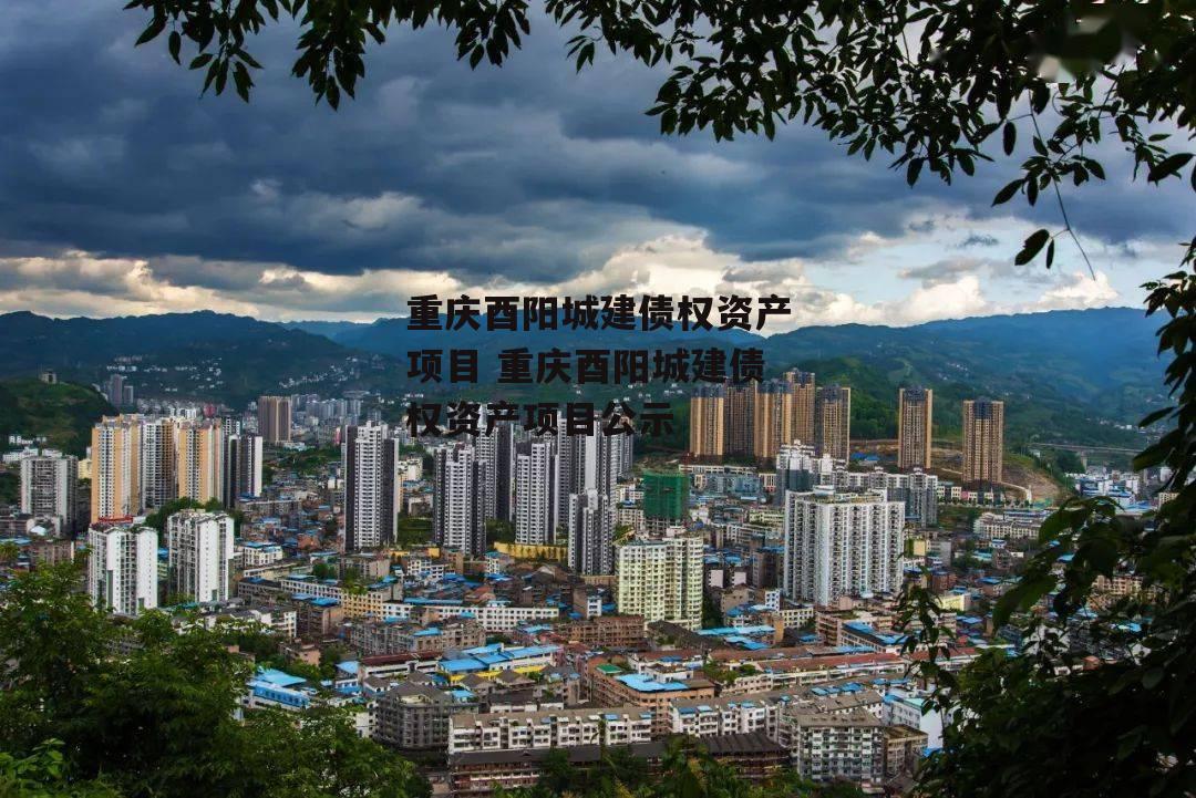 重庆酉阳城建债权资产项目 重庆酉阳城建债权资产项目公示