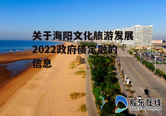 关于海阳文化旅游发展2022政府债定融的信息