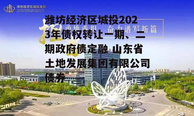 潍坊经济区城投2023年债权转让一期、二期政府债定融 山东省土地发展集团有限公司债券