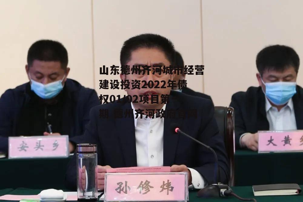 山东德州齐河城市经营建设投资2022年债权01/02项目第一期 德州齐河政府官网