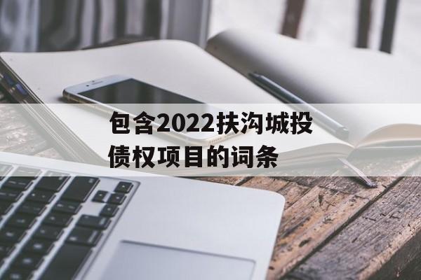 包含2022扶沟城投债权项目的词条