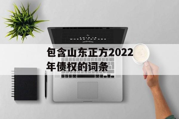 包含山东正方2022年债权的词条