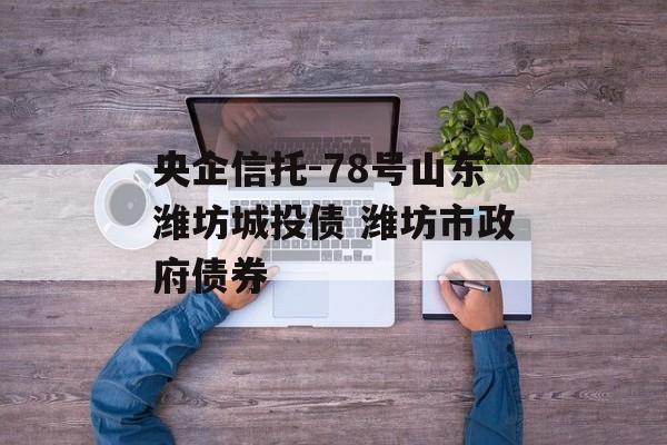 央企信托-78号山东潍坊城投债 潍坊市政府债券