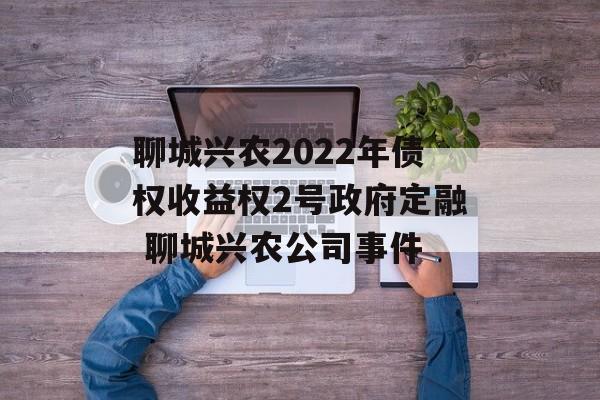 聊城兴农2022年债权收益权2号政府定融 聊城兴农公司事件