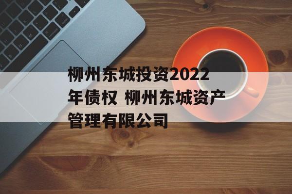 柳州东城投资2022年债权 柳州东城资产管理有限公司