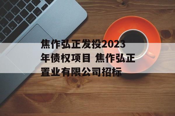 焦作弘正发投2023年债权项目 焦作弘正置业有限公司招标