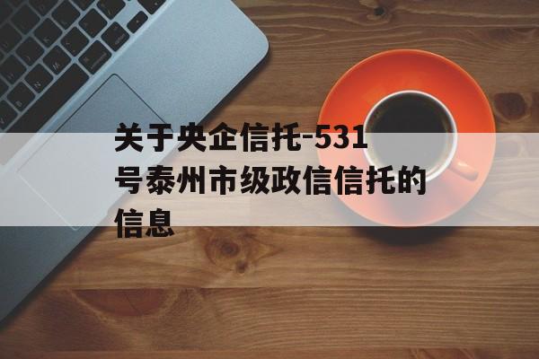 关于央企信托-531号泰州市级政信信托的信息