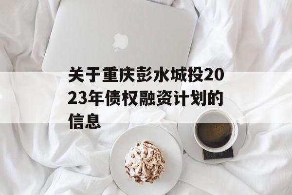 关于重庆彭水城投2023年债权融资计划的信息