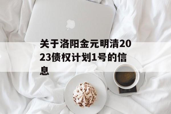 关于洛阳金元明清2023债权计划1号的信息