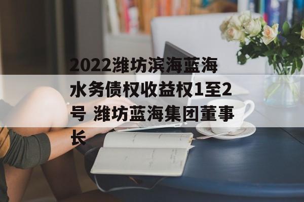 2022潍坊滨海蓝海水务债权收益权1至2号 潍坊蓝海集团董事长