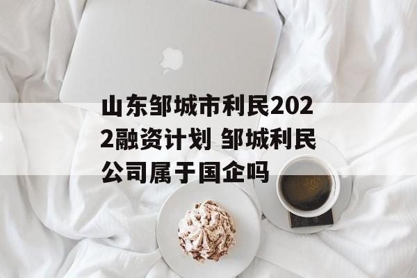 山东邹城市利民2022融资计划 邹城利民公司属于国企吗