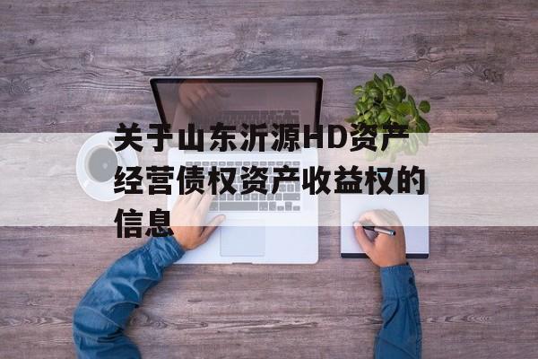 关于山东沂源HD资产经营债权资产收益权的信息