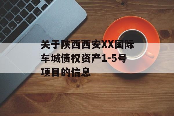 关于陕西西安XX国际车城债权资产1-5号项目的信息