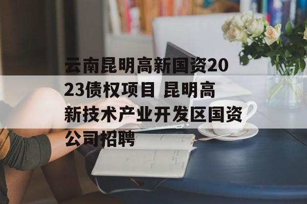 云南昆明高新国资2023债权项目 昆明高新技术产业开发区国资公司招聘