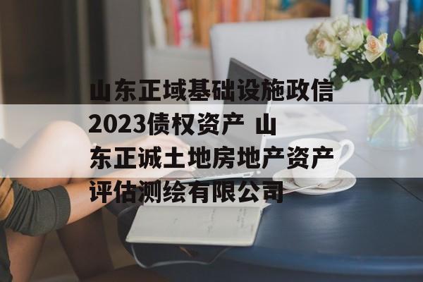 山东正域基础设施政信2023债权资产 山东正诚土地房地产资产评估测绘有限公司