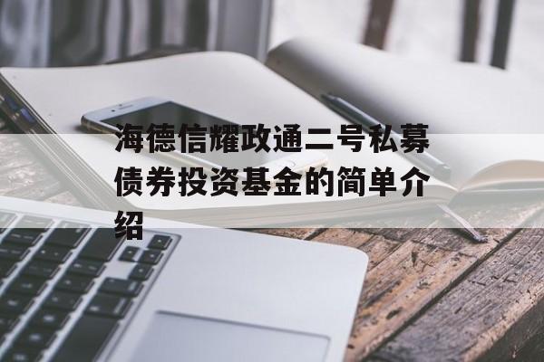 海德信耀政通二号私募债券投资基金的简单介绍