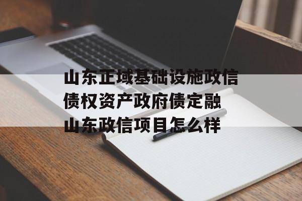 山东正域基础设施政信债权资产政府债定融 山东政信项目怎么样