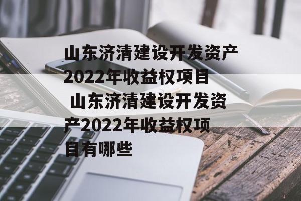 山东济清建设开发资产2022年收益权项目 山东济清建设开发资产2022年收益权项目有哪些