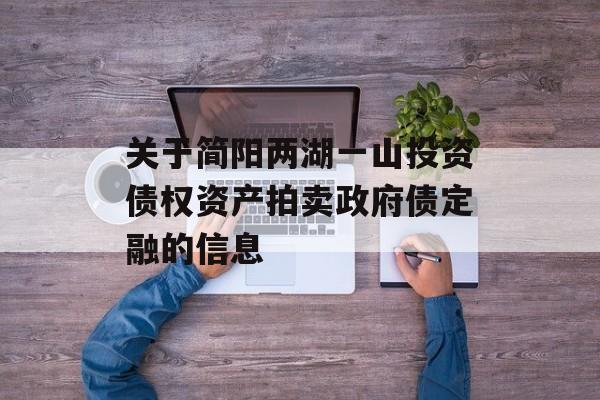 关于简阳两湖一山投资债权资产拍卖政府债定融的信息