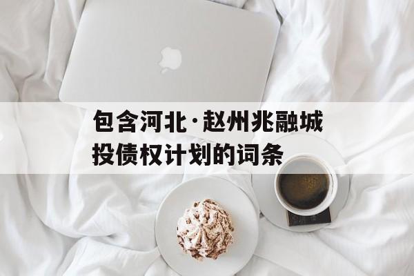 包含河北·赵州兆融城投债权计划的词条