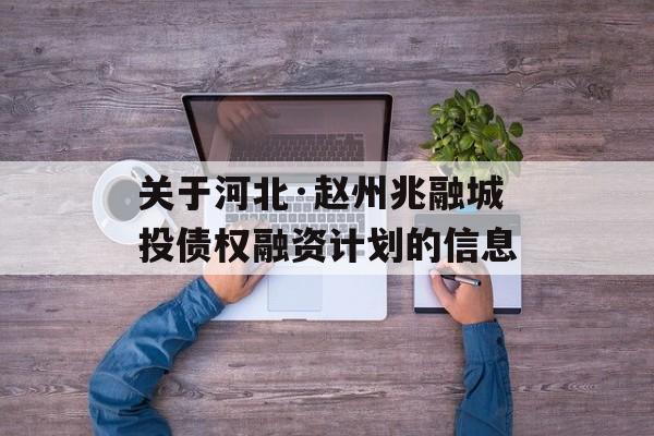 关于河北·赵州兆融城投债权融资计划的信息