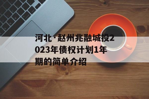 河北·赵州兆融城投2023年债权计划1年期的简单介绍