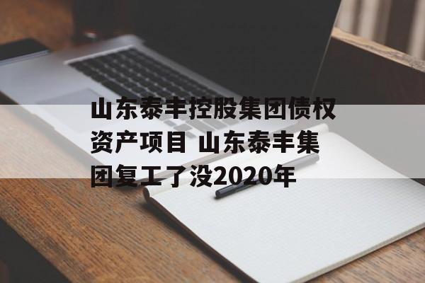 山东泰丰控股集团债权资产项目 山东泰丰集团复工了没2020年