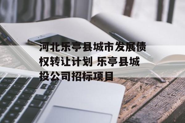 河北乐亭县城市发展债权转让计划 乐亭县城投公司招标项目