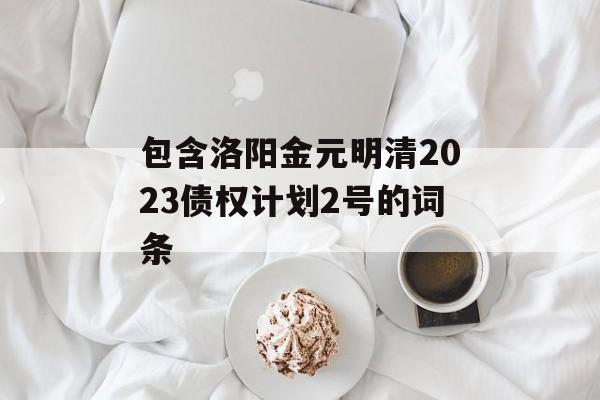 包含洛阳金元明清2023债权计划2号的词条