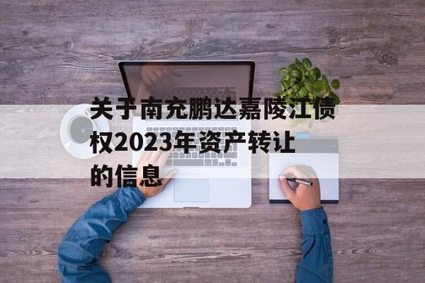 关于南充鹏达嘉陵江债权2023年资产转让的信息