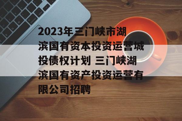 2023年三门峡市湖滨国有资本投资运营城投债权计划 三门峡湖滨国有资产投资运营有限公司招聘