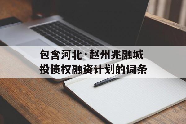 包含河北·赵州兆融城投债权融资计划的词条