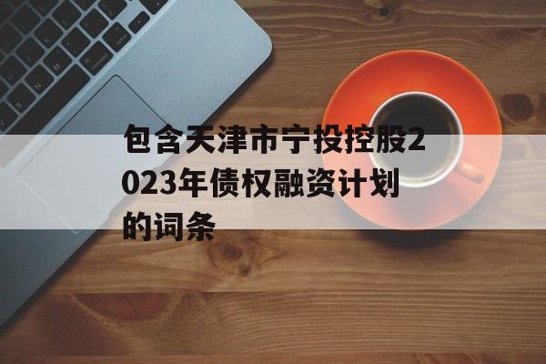 包含天津市宁投控股2023年债权融资计划的词条