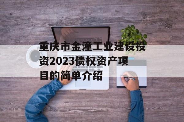 重庆市金潼工业建设投资2023债权资产项目的简单介绍